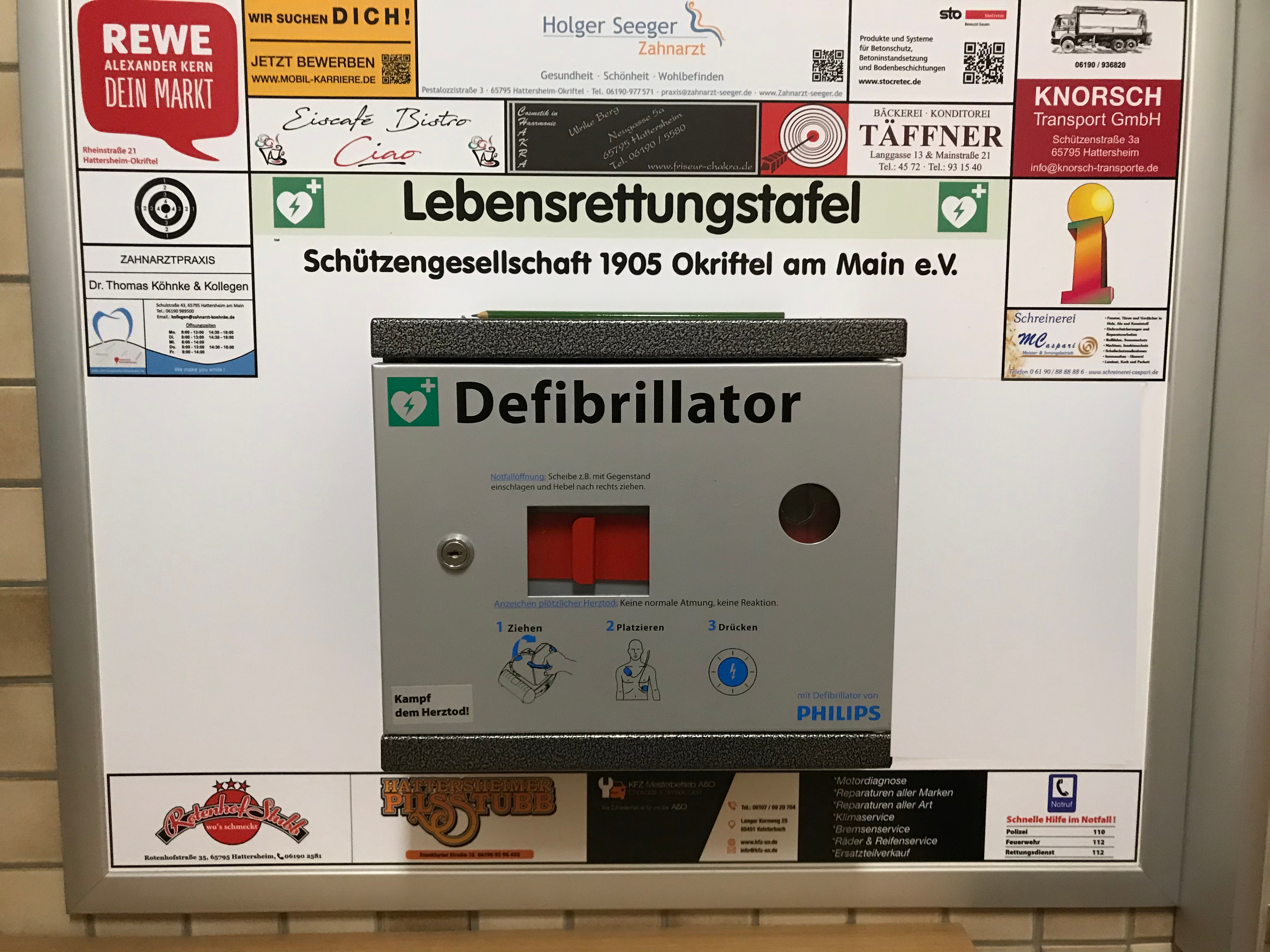 Sponsoren unseres Defibrillators